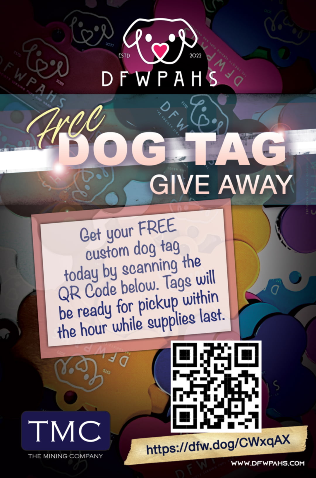 Dog Tag Giveaway at TMC